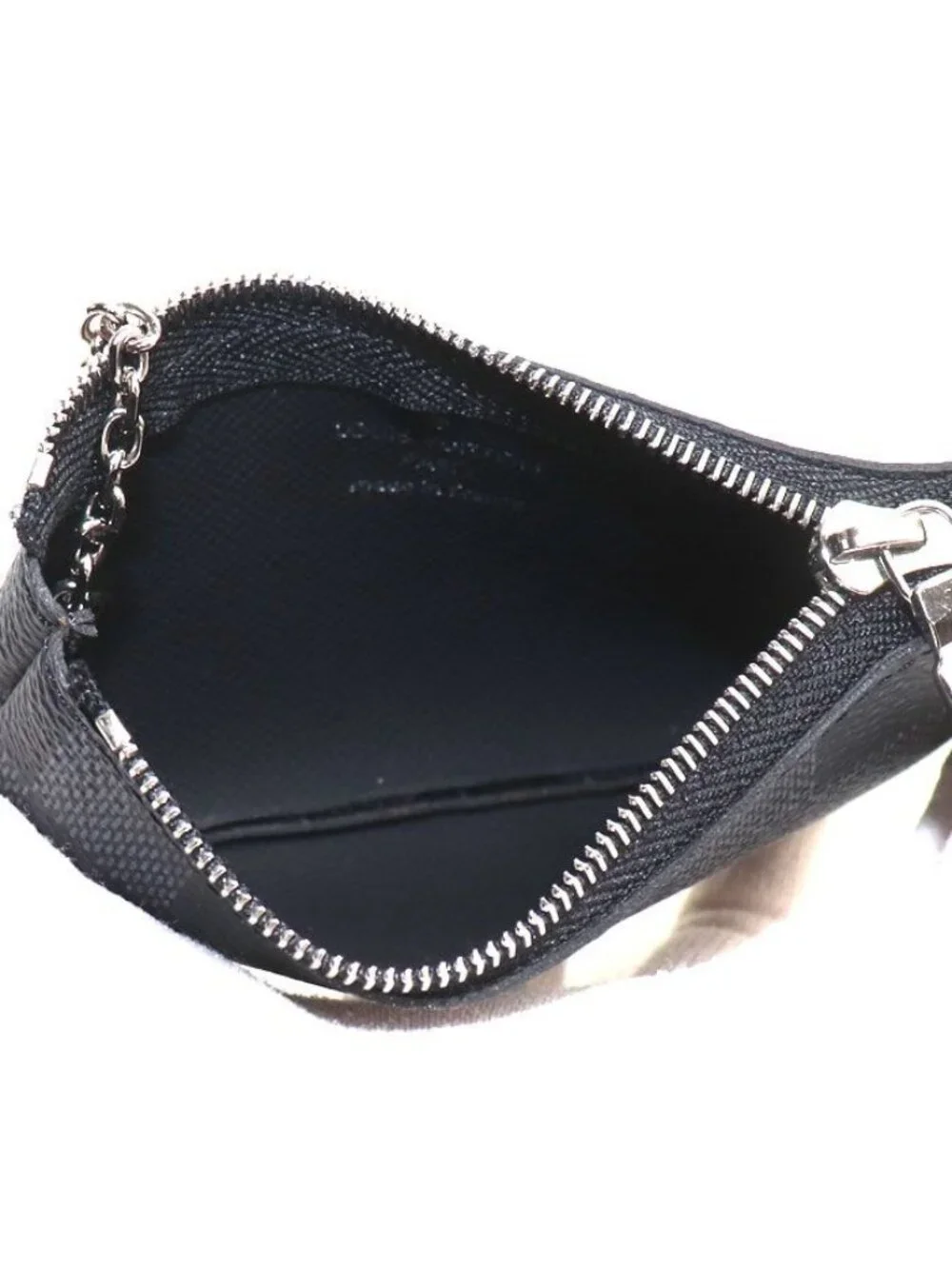Louis Vuitton Pochette Cles Coin Purse Damier Graphite